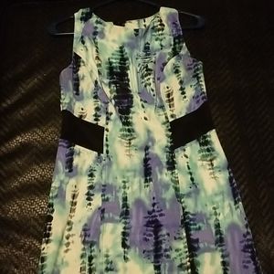 Dressbarn multi colored dress